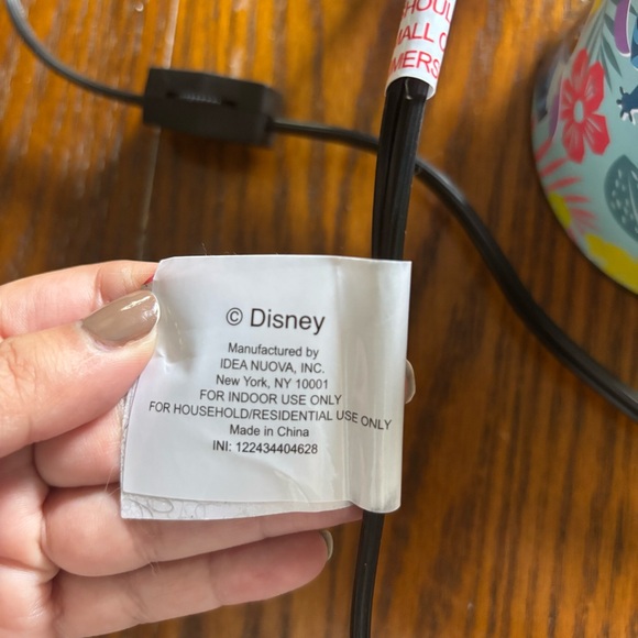 NIB Disney Stitch 16" Lava Motion Volcano Lamp, Pink Wax in Purple Liquid - Picture 5 of 6